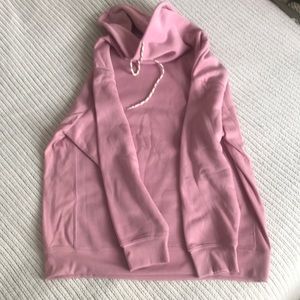 Super adorable and comfy Moral Fiber funnel neck